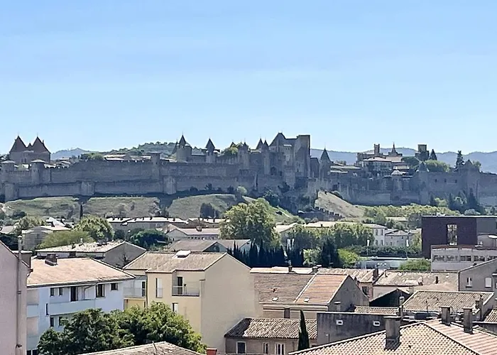 Cosy Avec Vue Imprenable Sur La Cite Apartmán